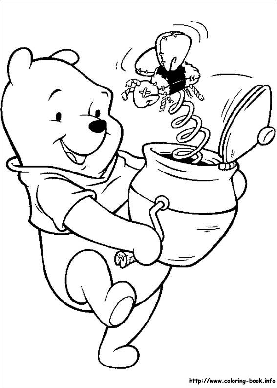 Winnie the Pooh coloring picture